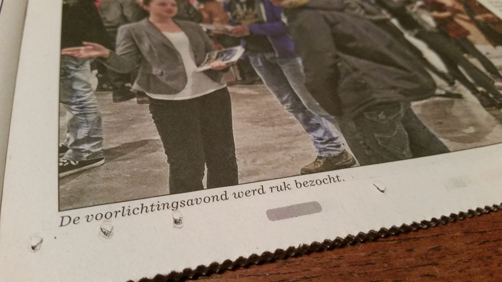 Vast niet zo bedoeld