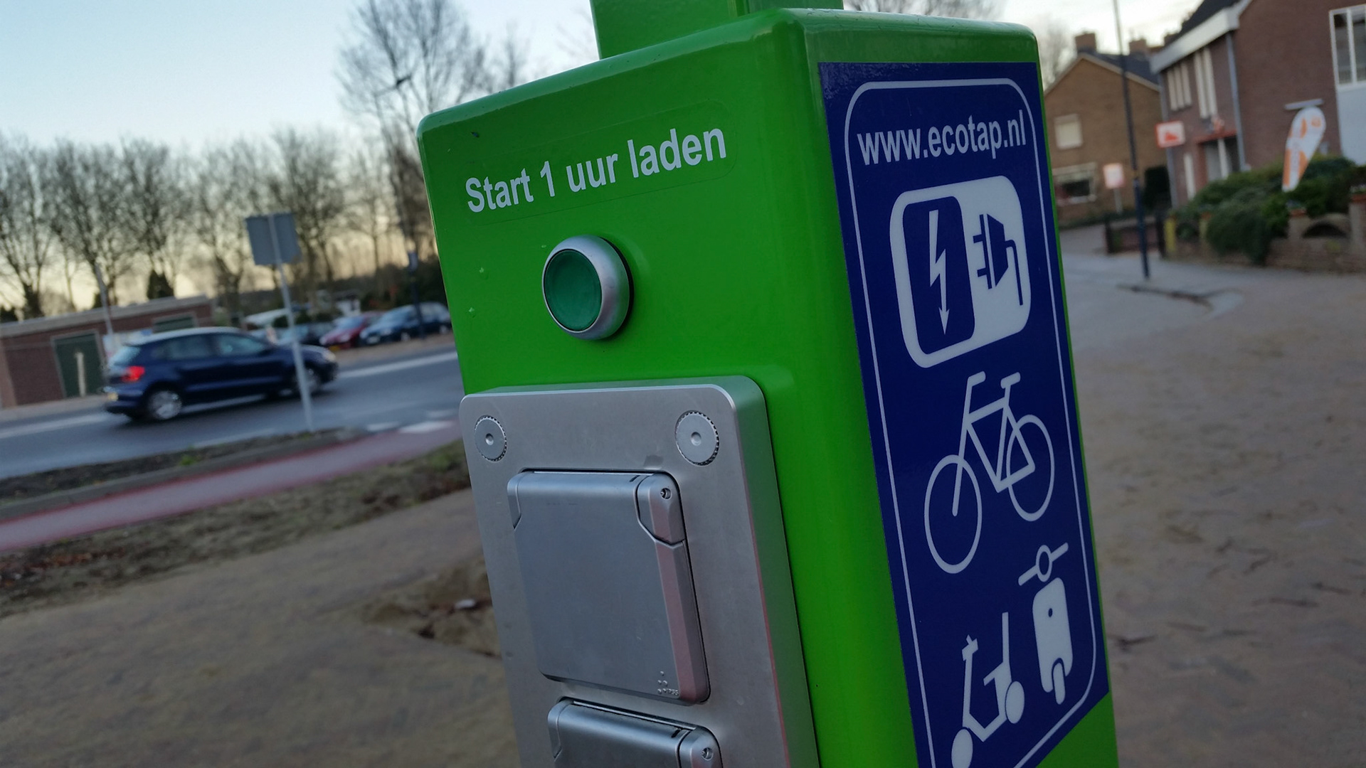 Solar elektrapaal in Geldermalsen