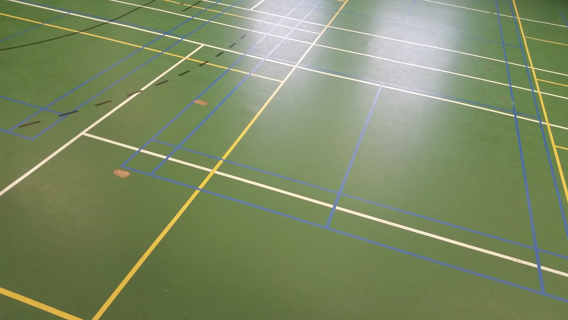 Zaalvoetbal zaalvloer