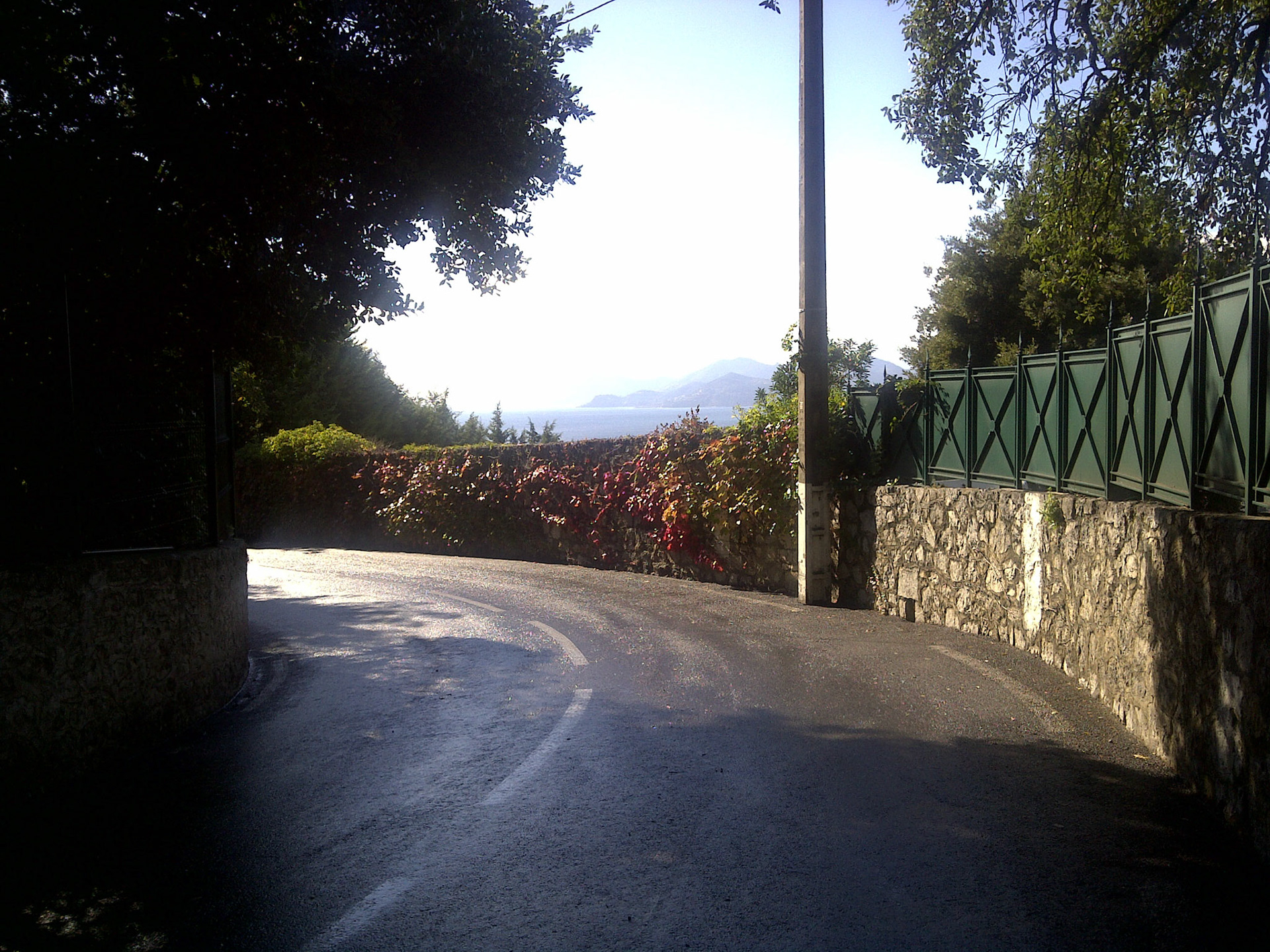 Hardloop heuveltje Cannes