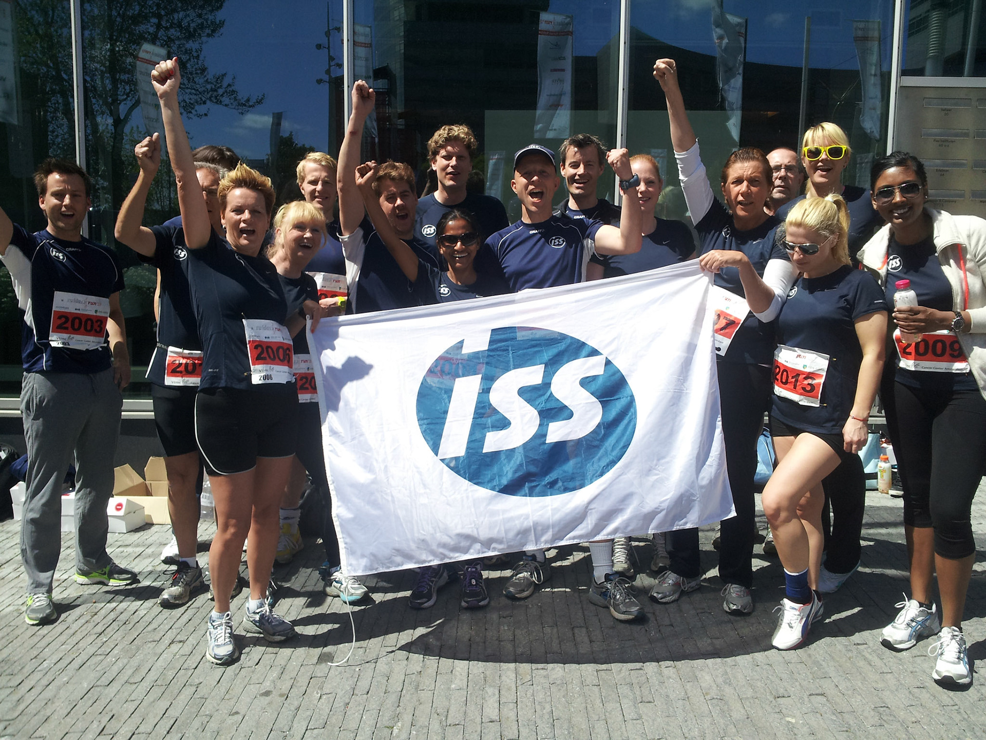 Zuidasrun met ISS team