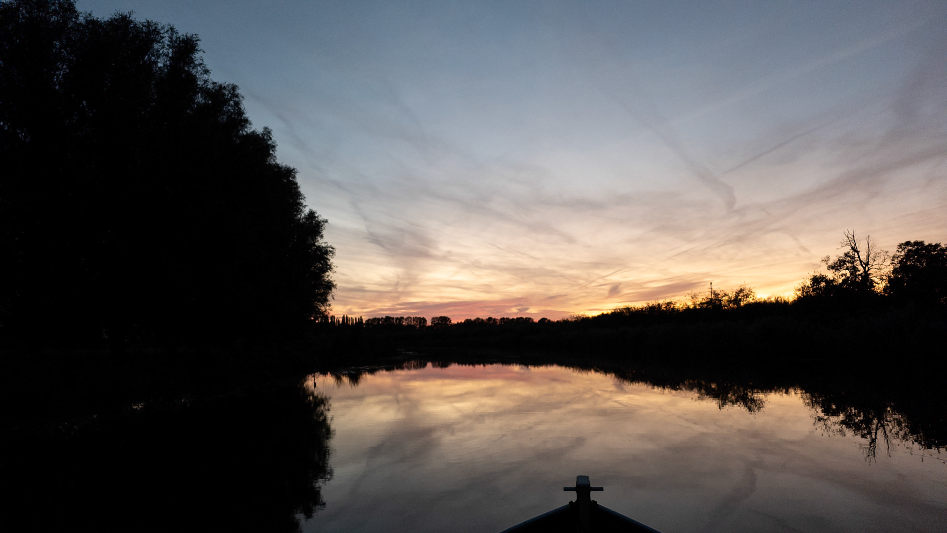 Te laat nog op het water