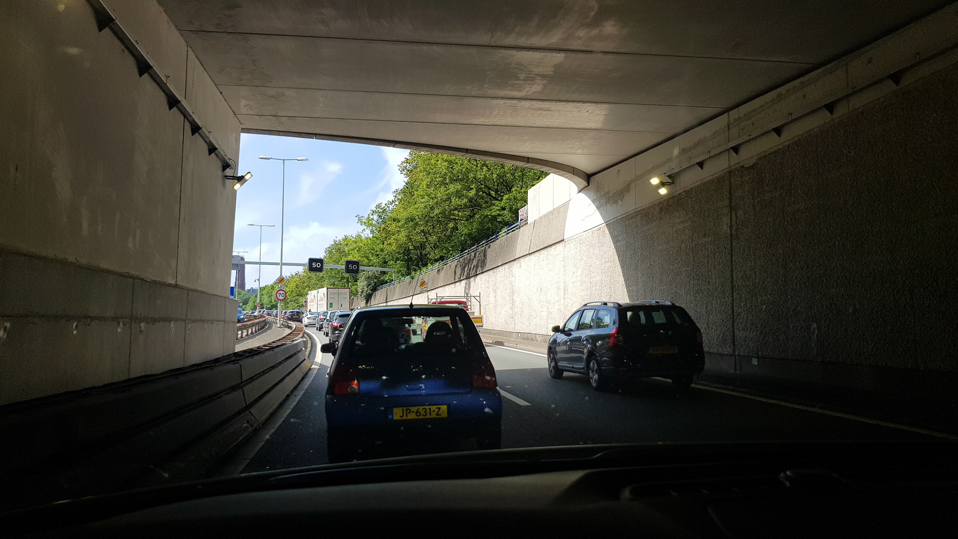 Beach at the end of the tunnel