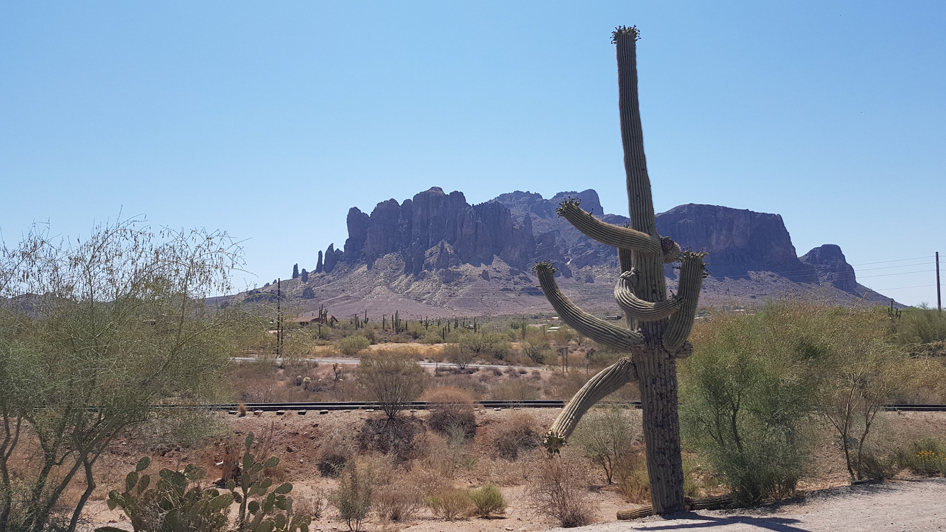 View of the desert