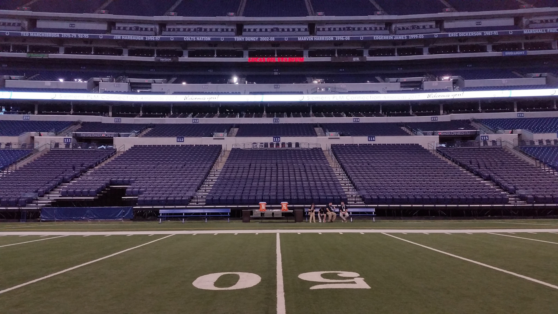 Symmetry at Lucas Oil Stadium