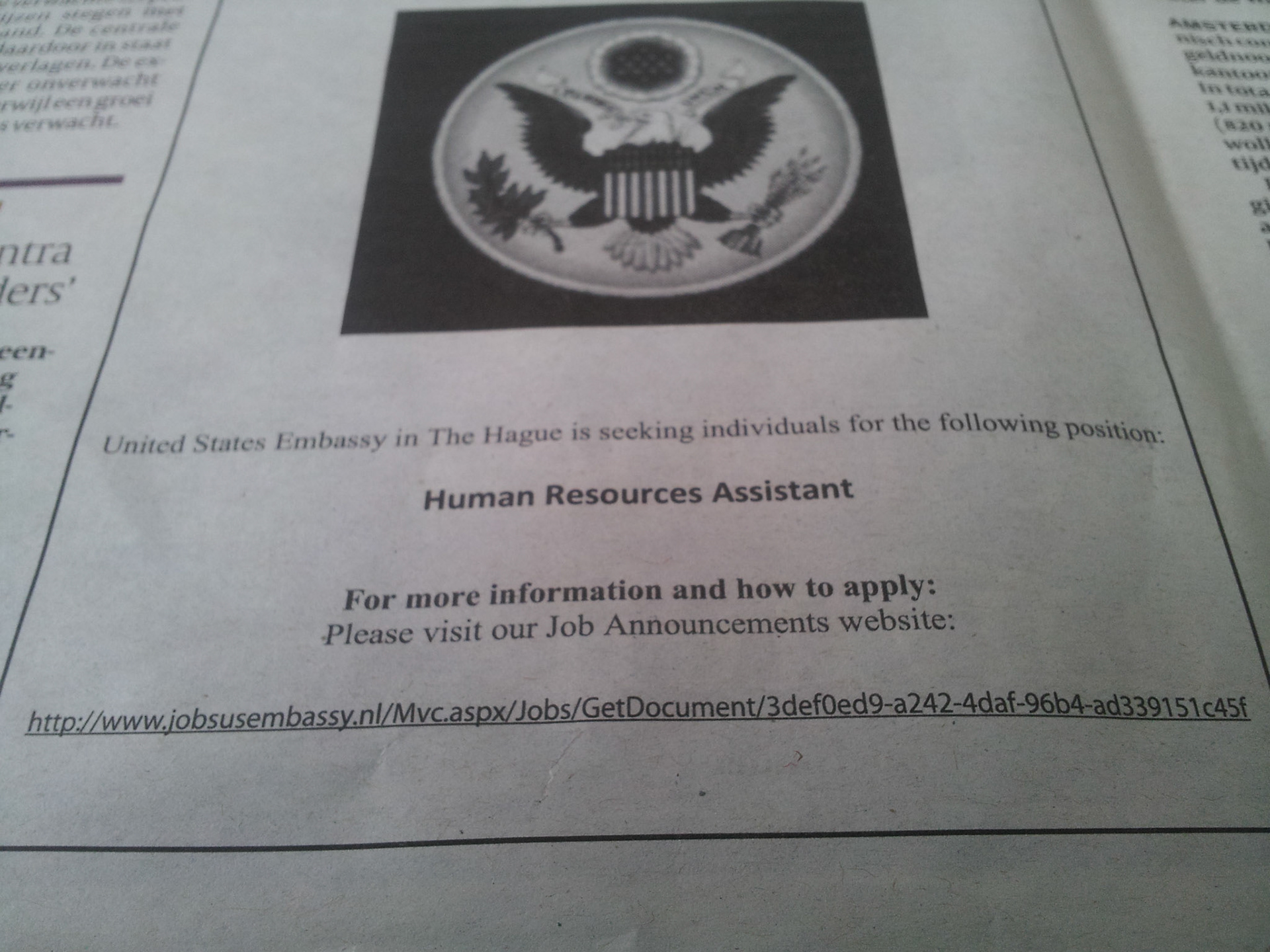 You're qualified for this job if you make it to the site