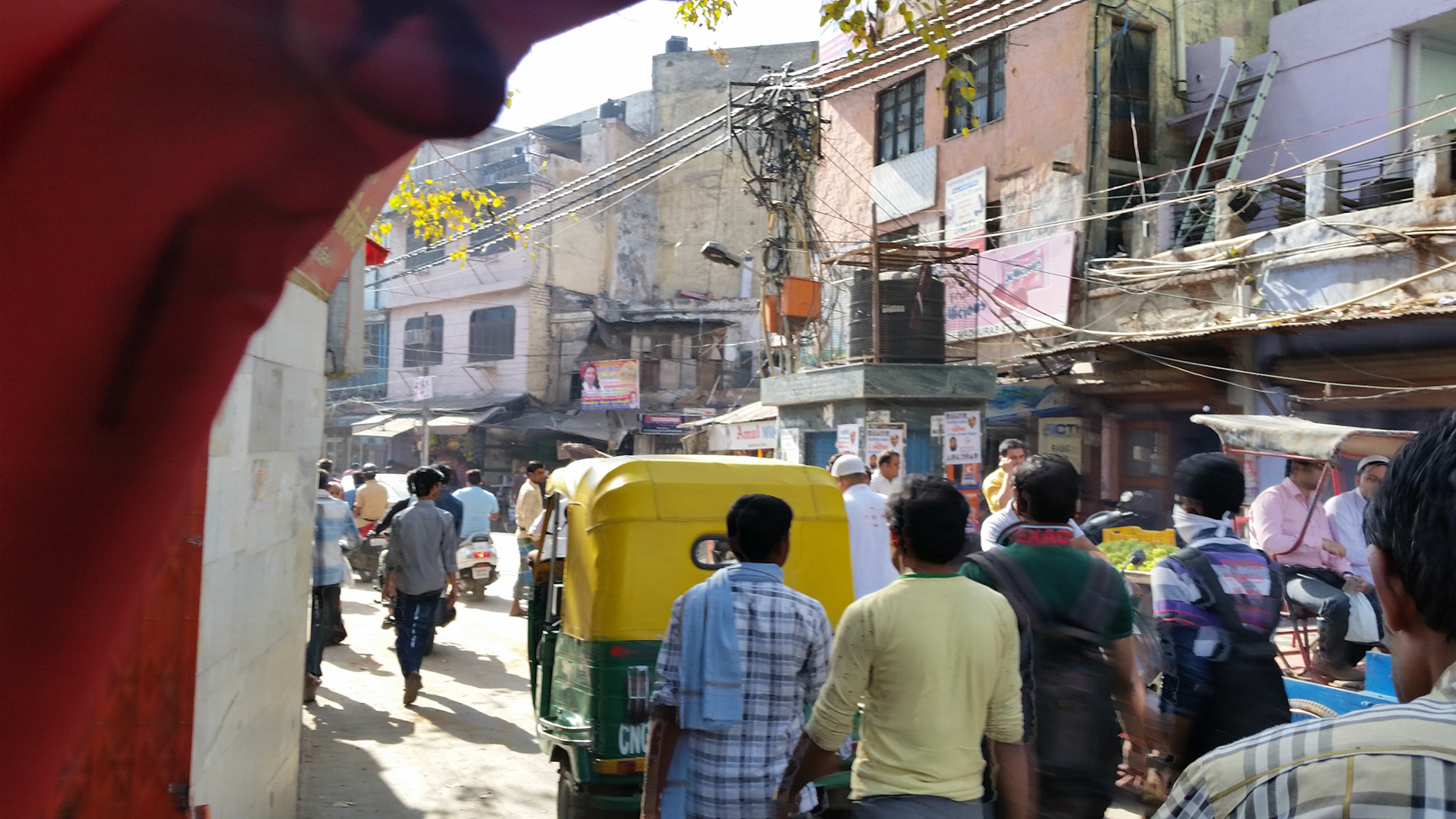 Old Delhi by rickshaw