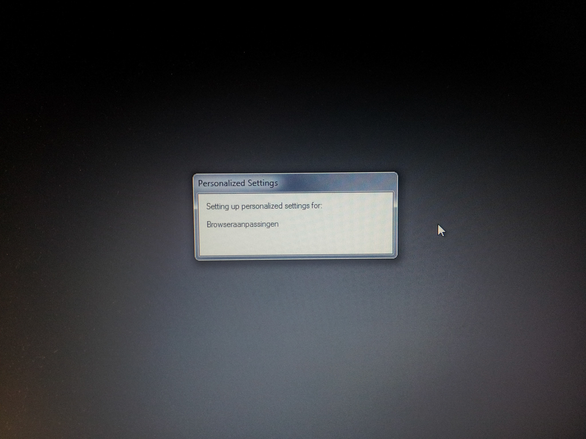 IE11 made my PC crash. Notice also the language mix...