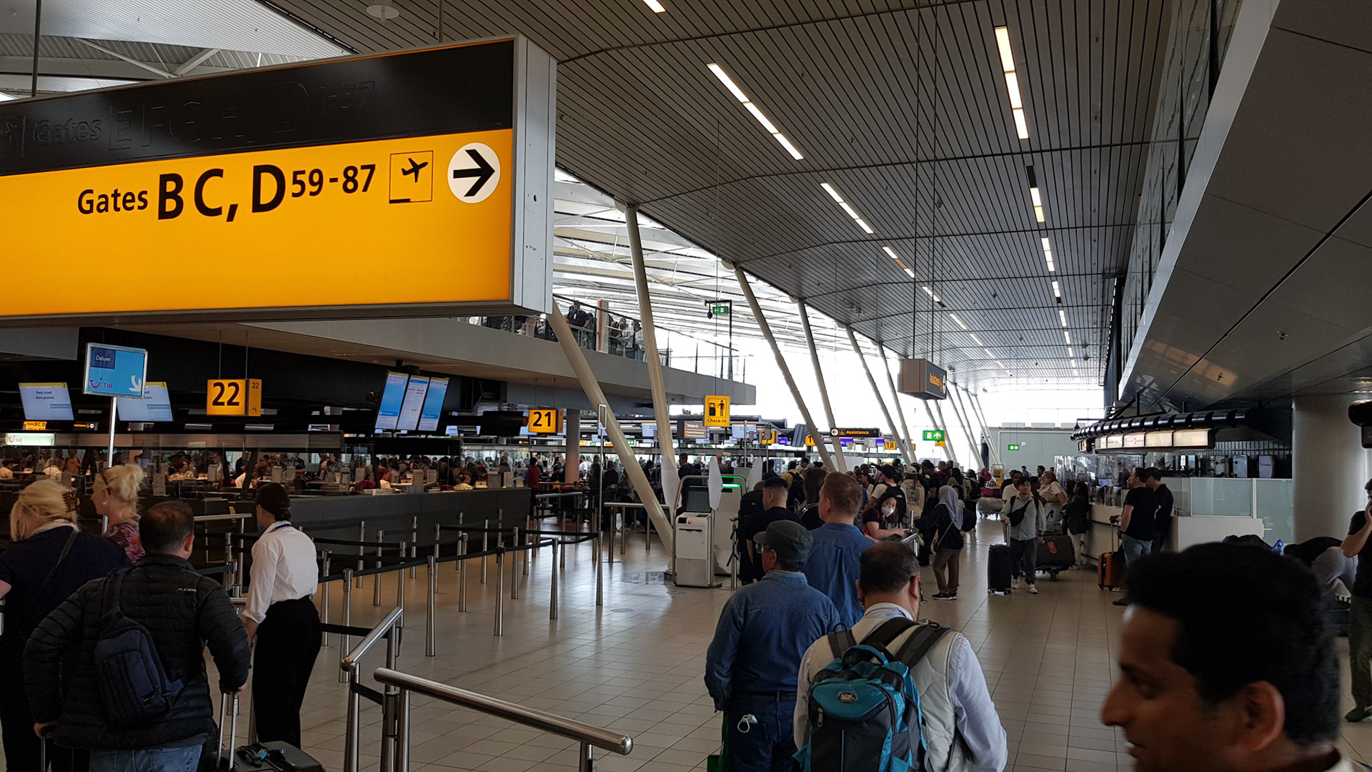 Busy at Schiphol