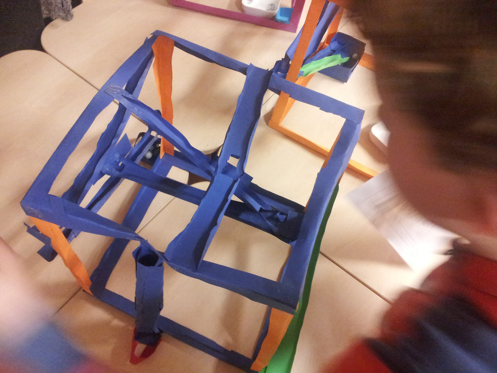 Super knikkerbaan van Mathijn