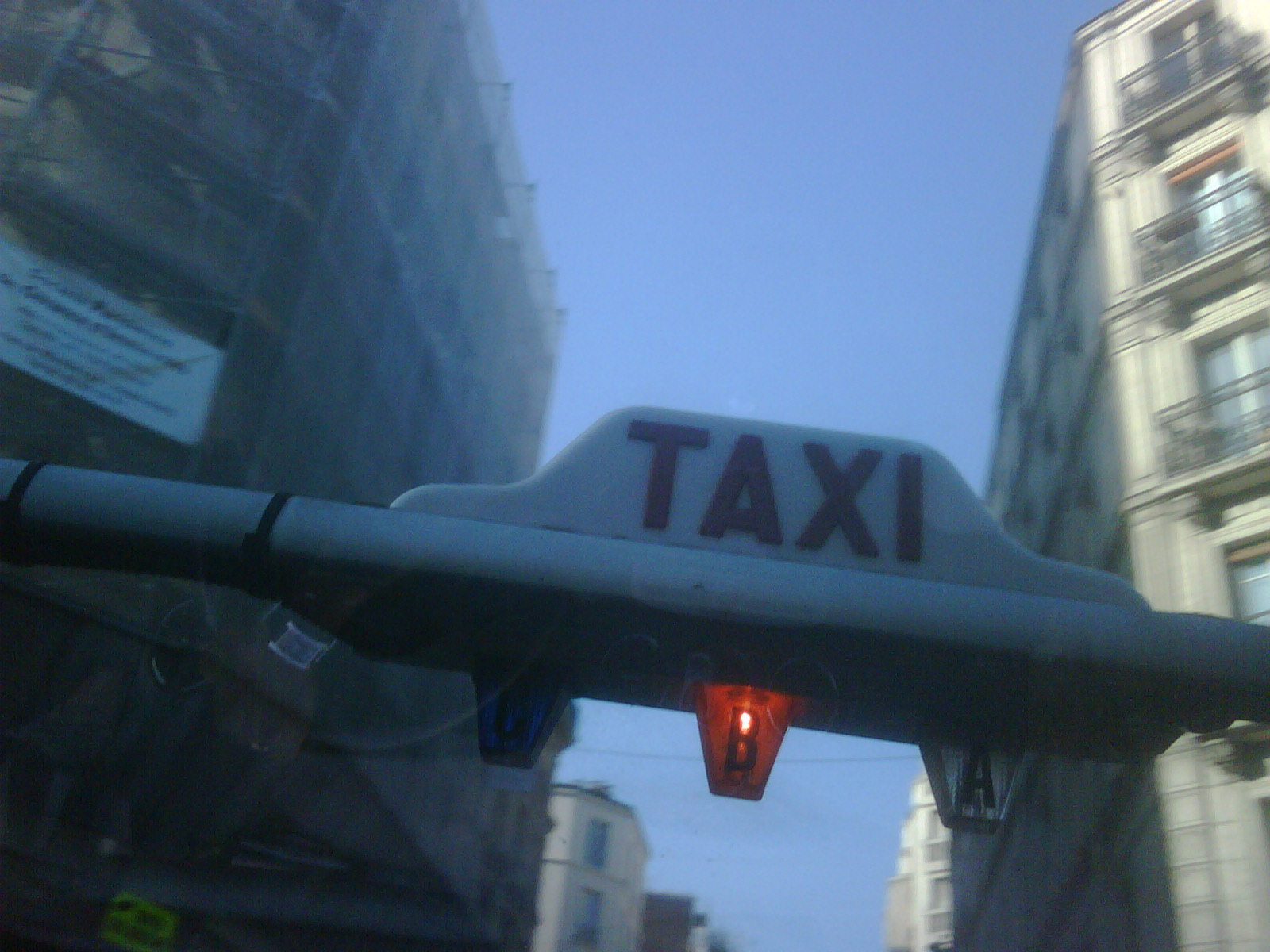 Taxi in Paris