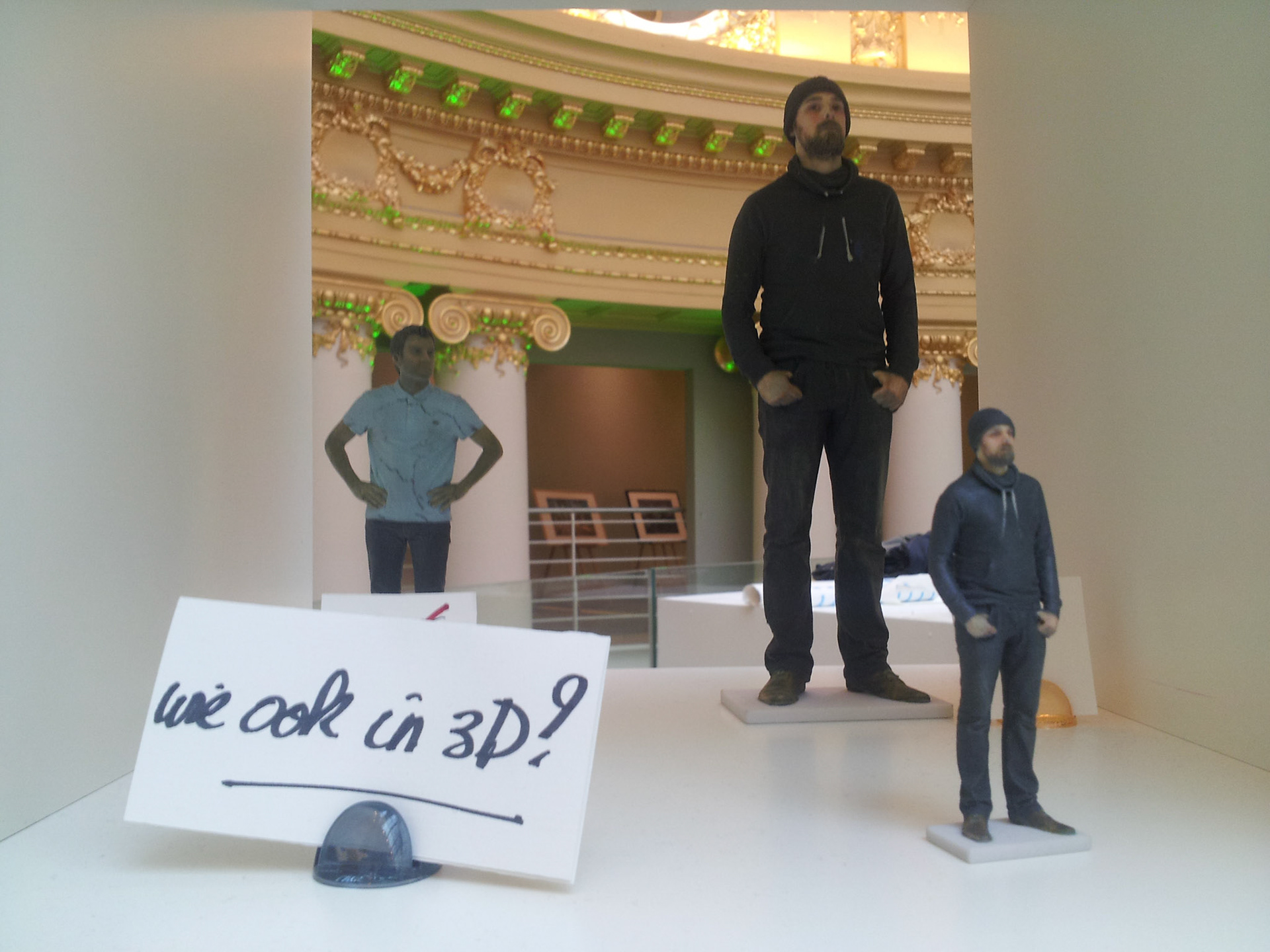 3d printed self, for sale at 3dee Antwerpen