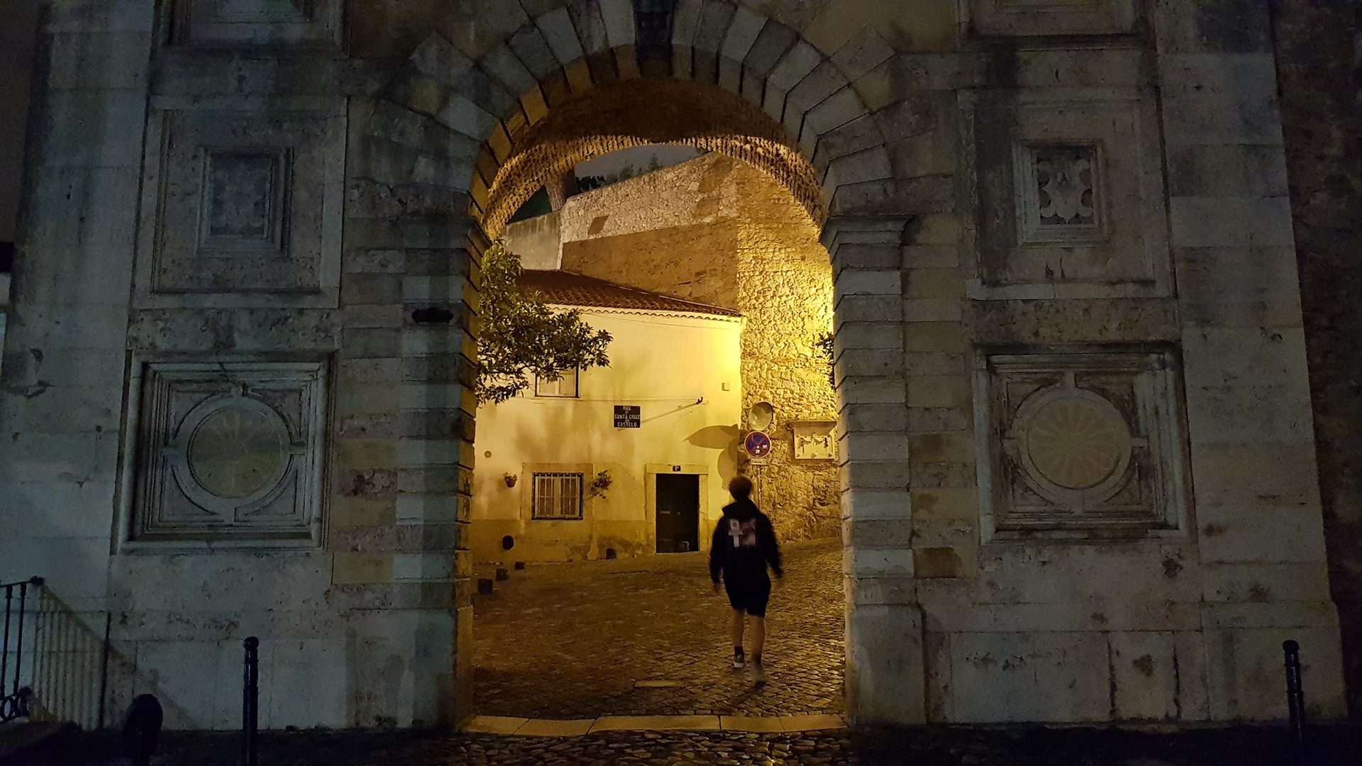 Late wandeling met Mathijn