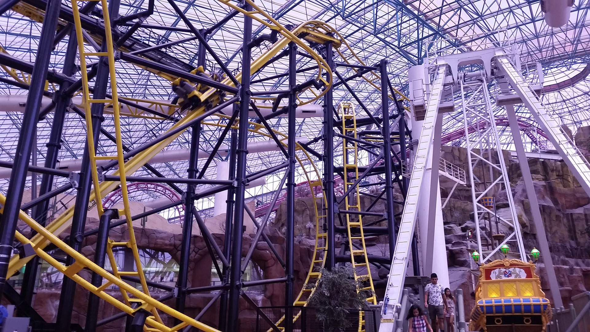 Rollercoaster in our hotel