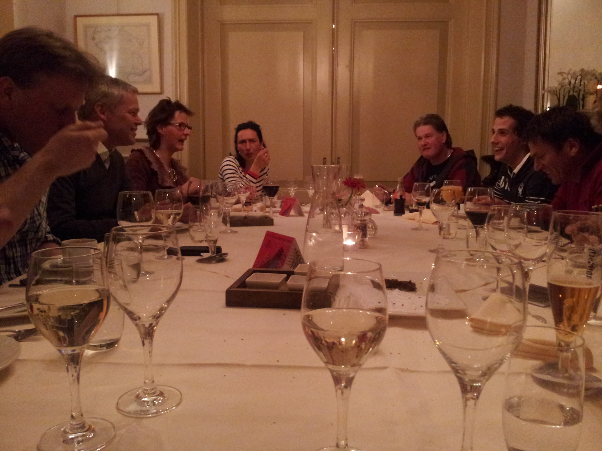 Lekker eten met hardloopmaatjes voor Alpe d'Huzes