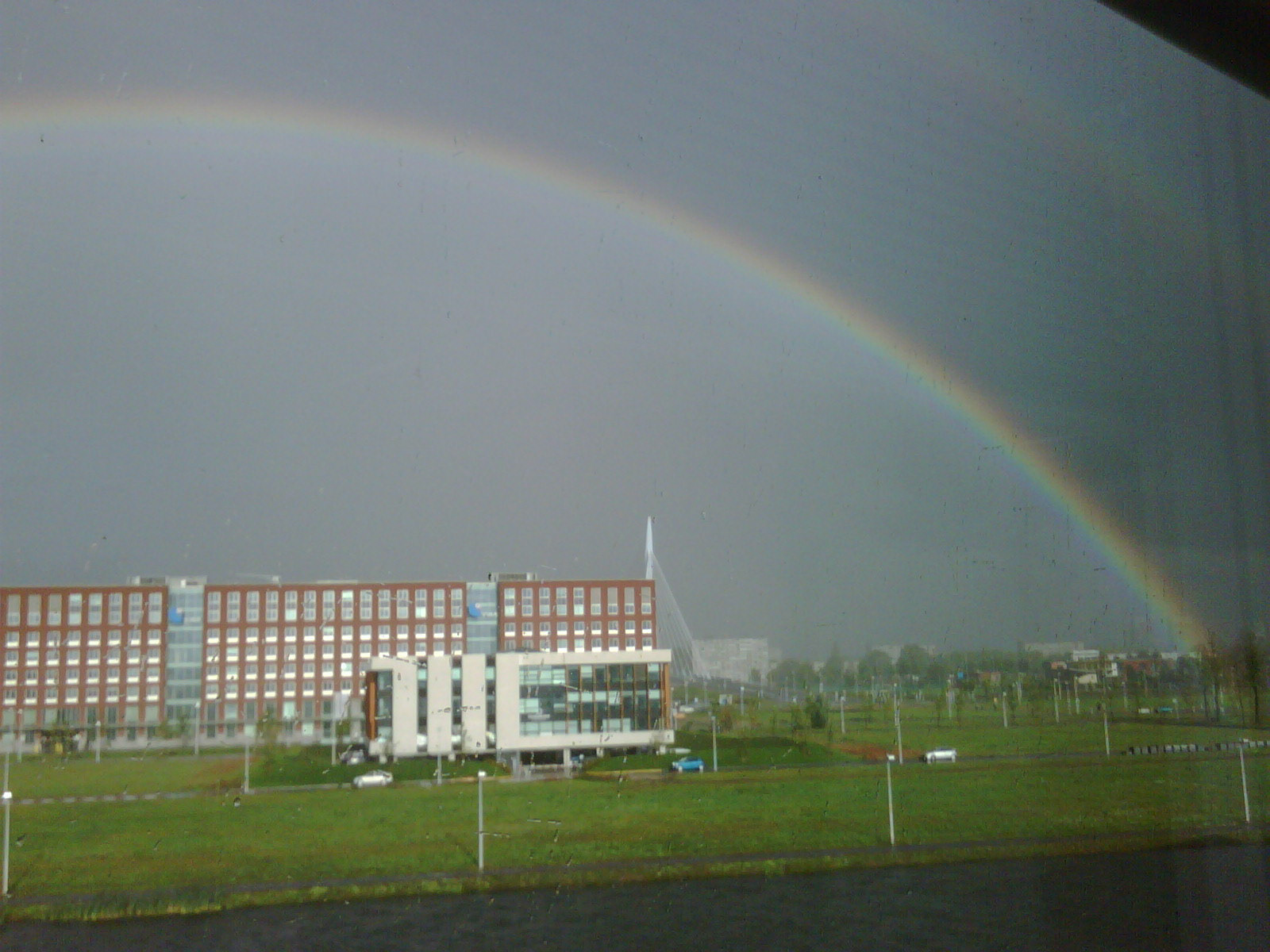 Regenboog boven Papendorp