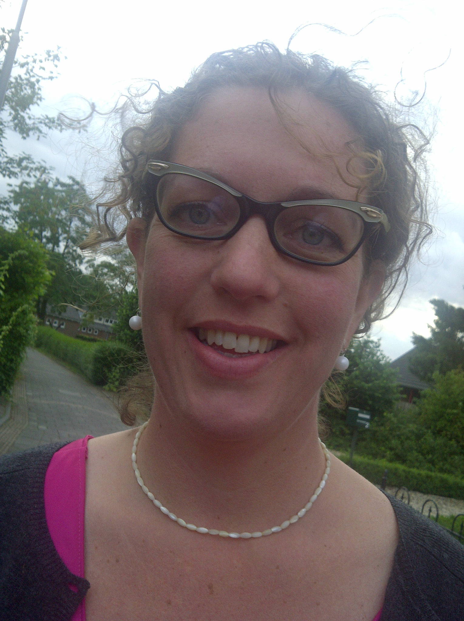 Jaren 50 feestje, toffe bril Erna