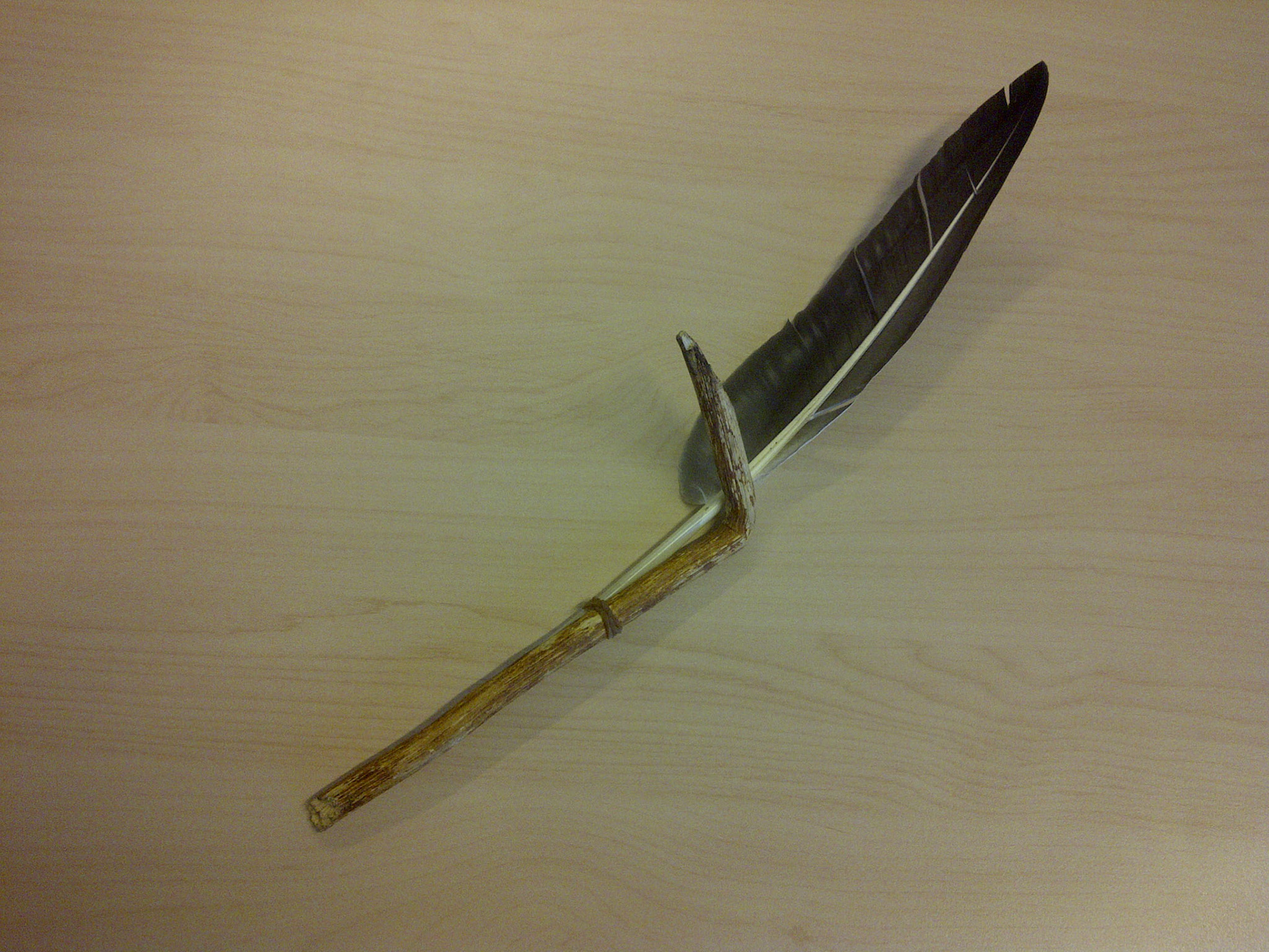 Luckily I did not really need my DIY Indian talking stick today at work