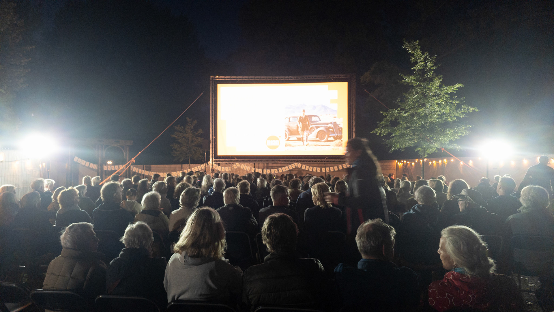 Film in het park