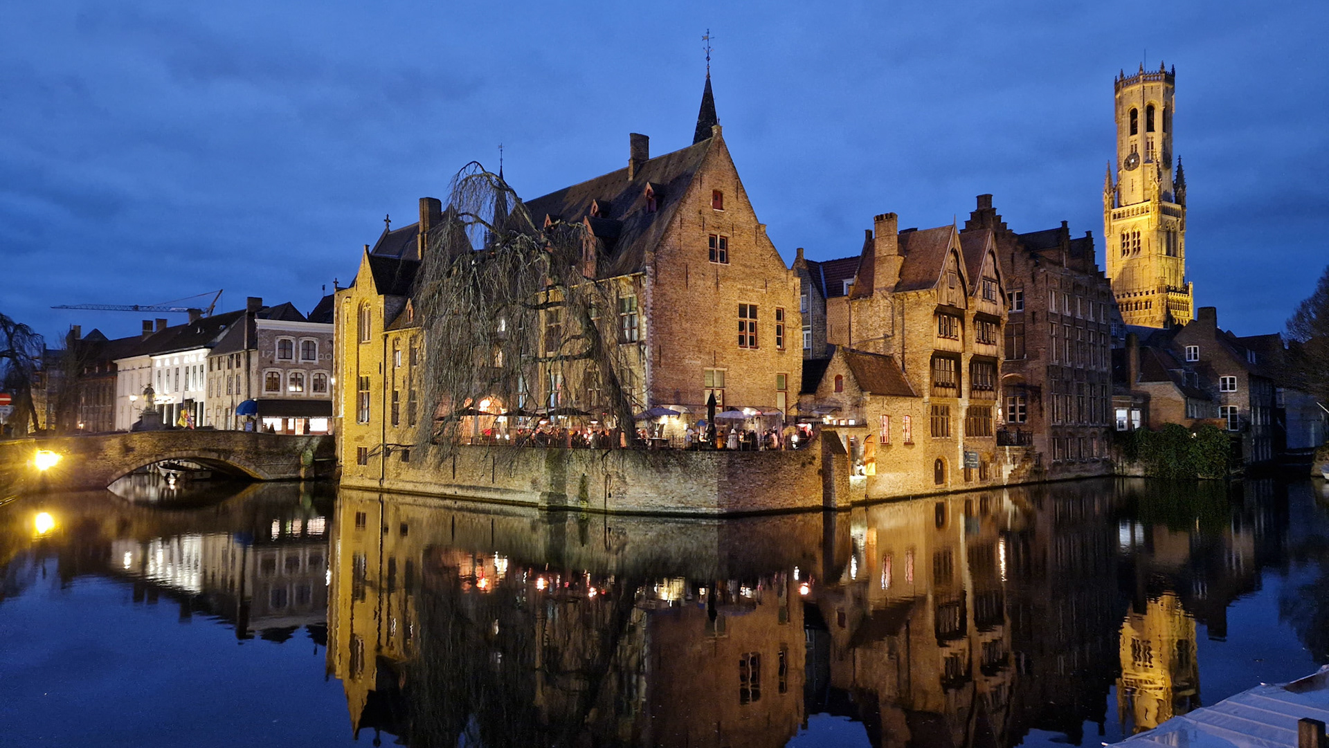 Brugge in the evening