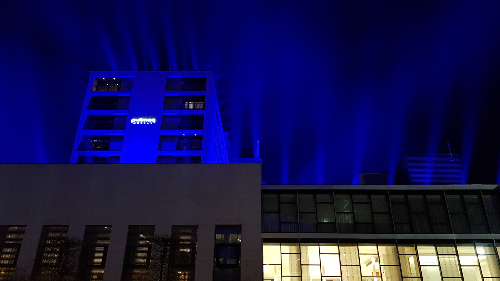 Blue lights