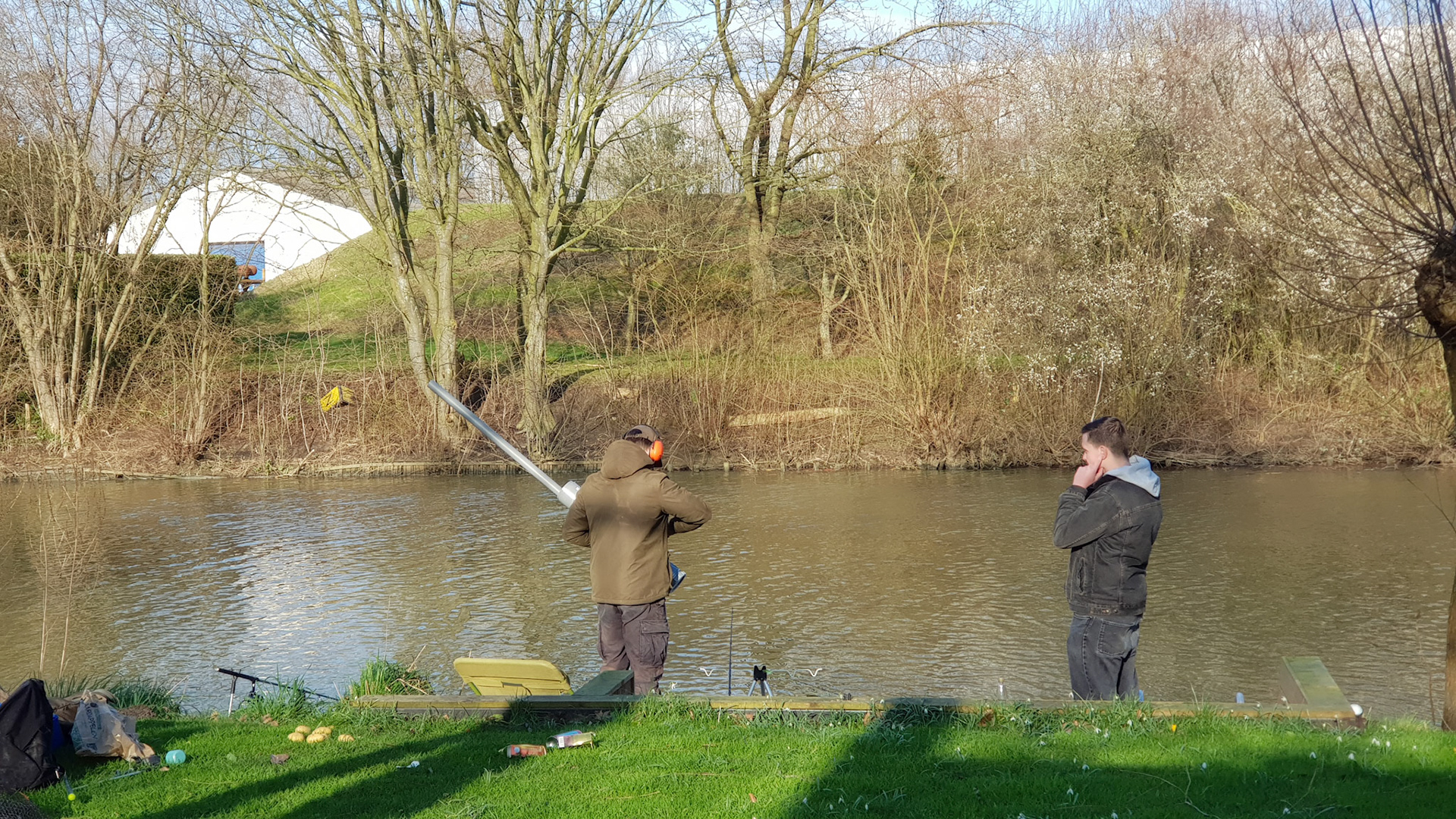 Potato launcher warfare