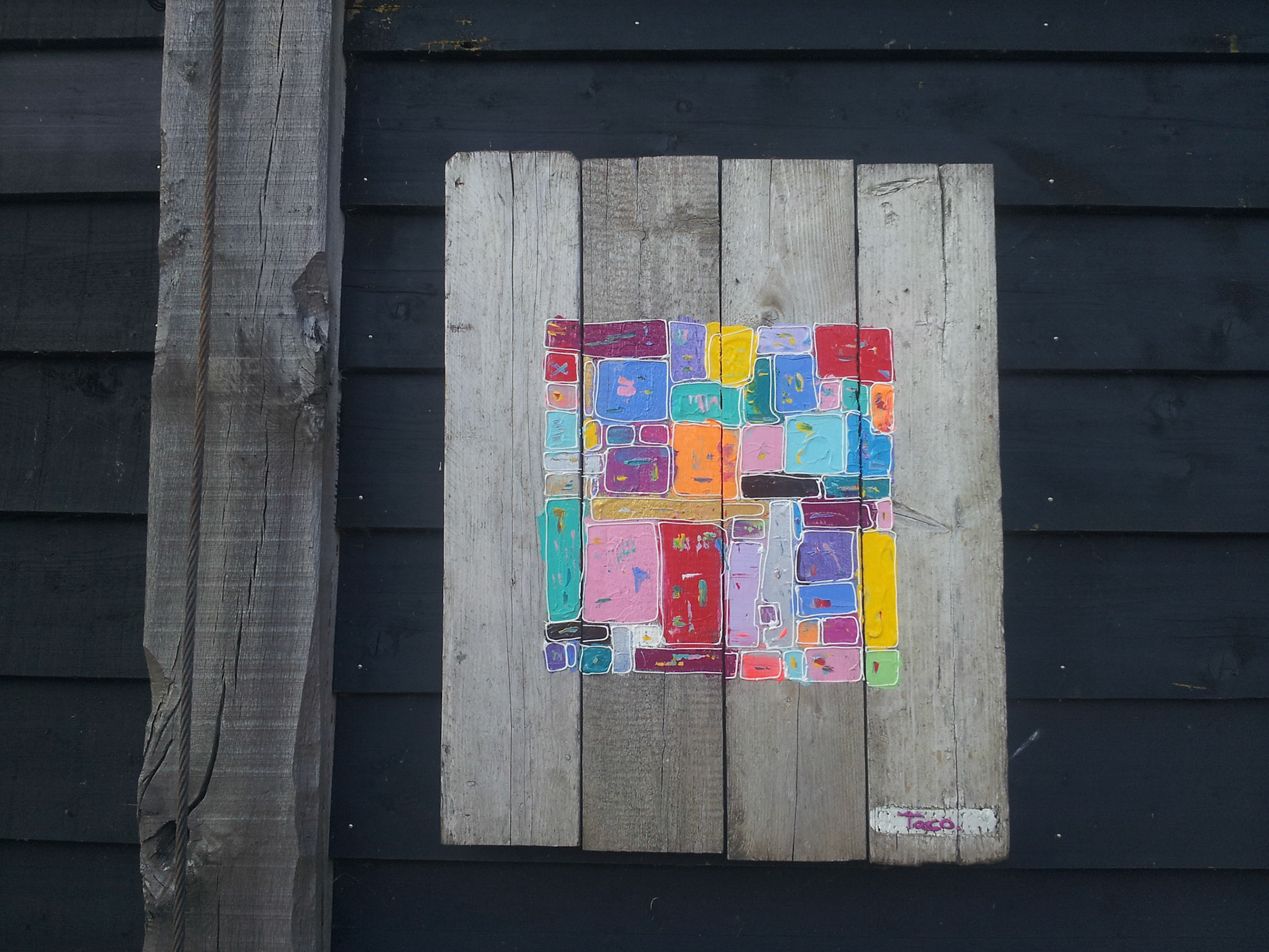 Buitenkunst bij boerengolf Enspijk