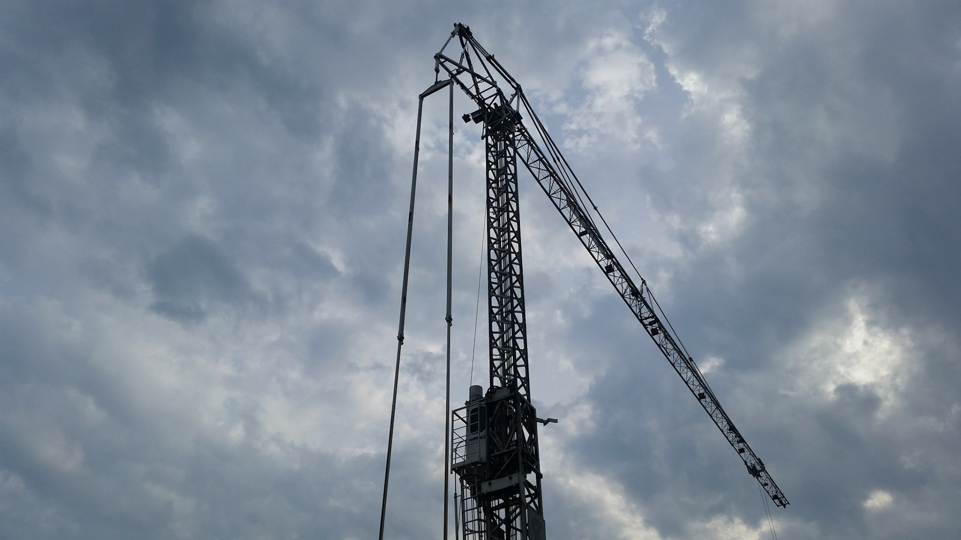 Open dak en regen in aantocht