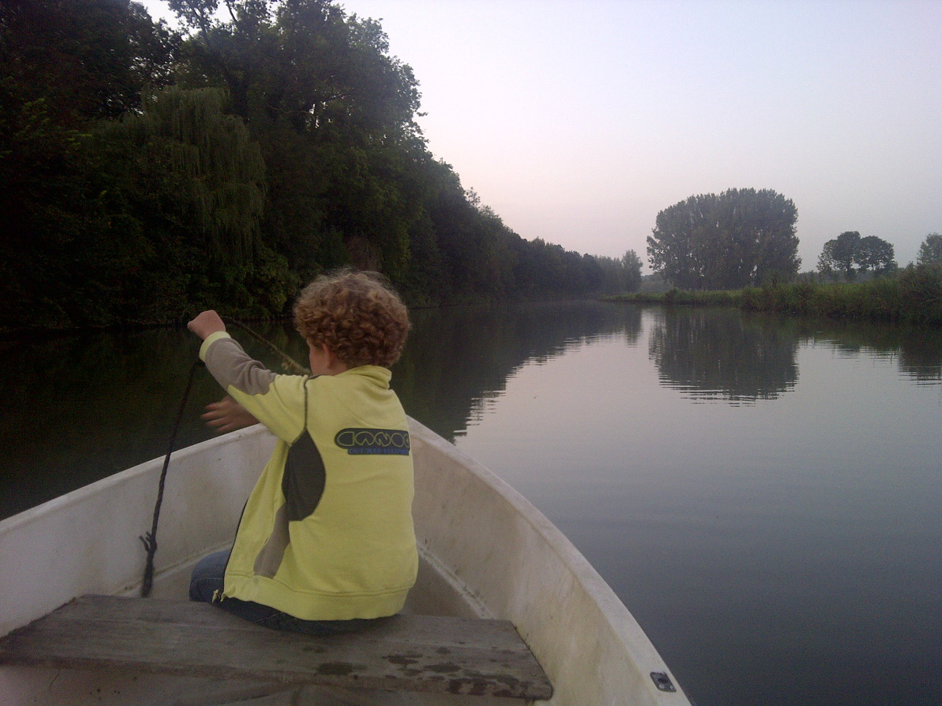 Met Mathijn nog even varen