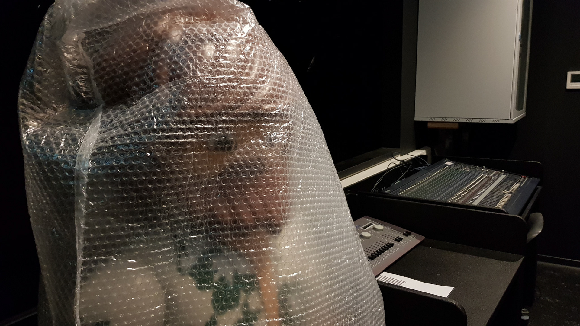 Scary backstage props