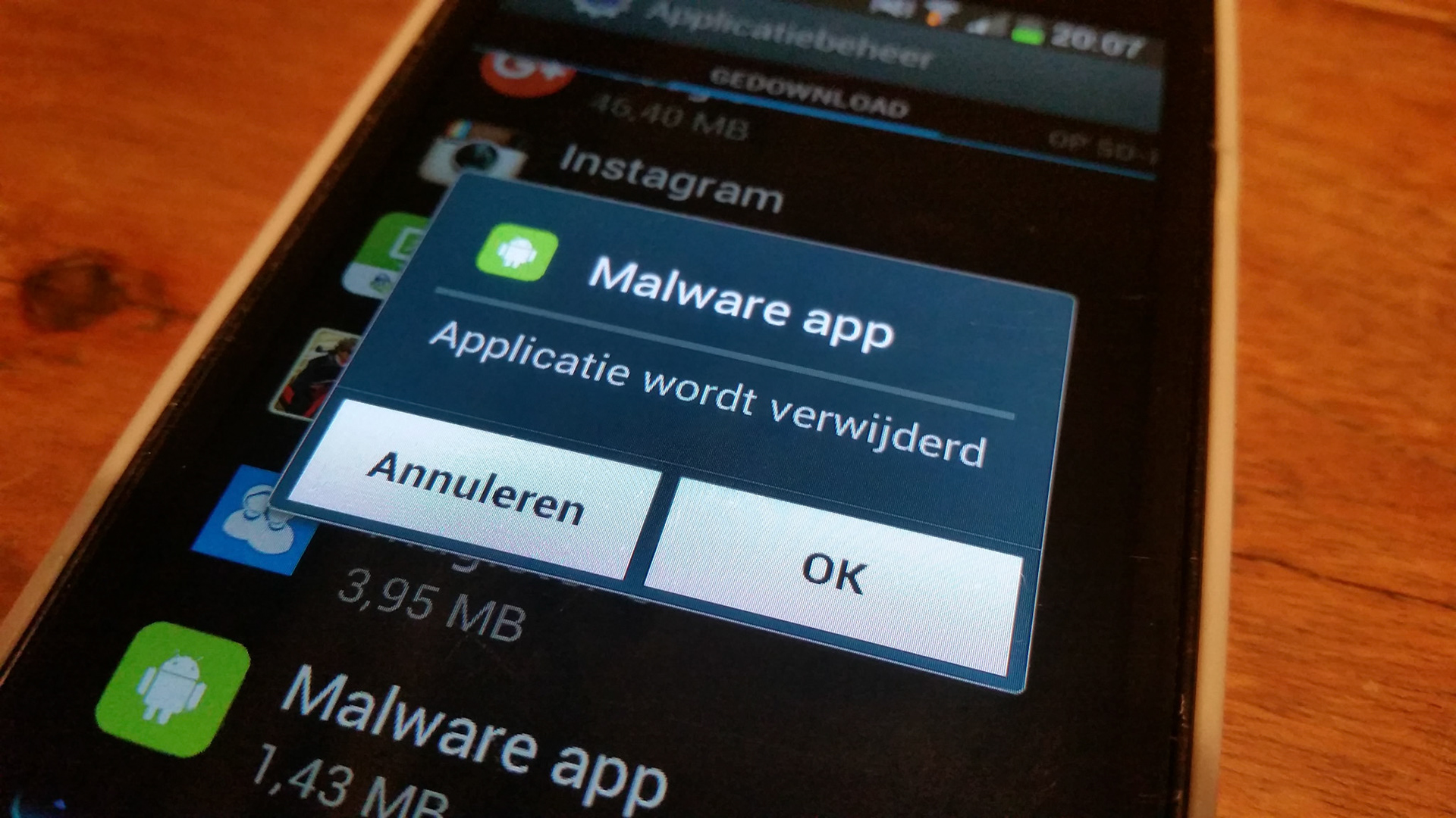 Malware verwijderen? Ja doe maar...
