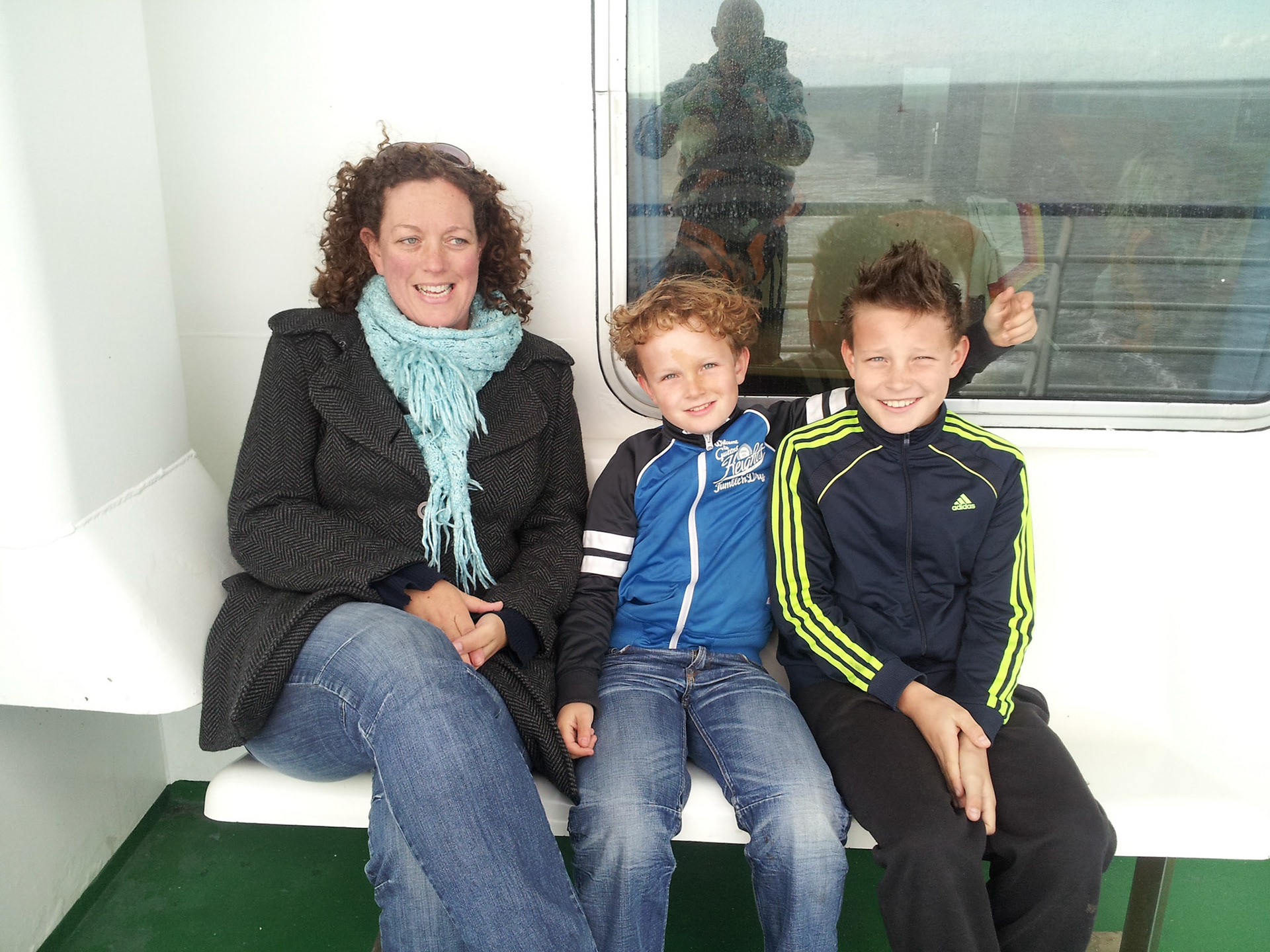 Op de boot naar Terschelling