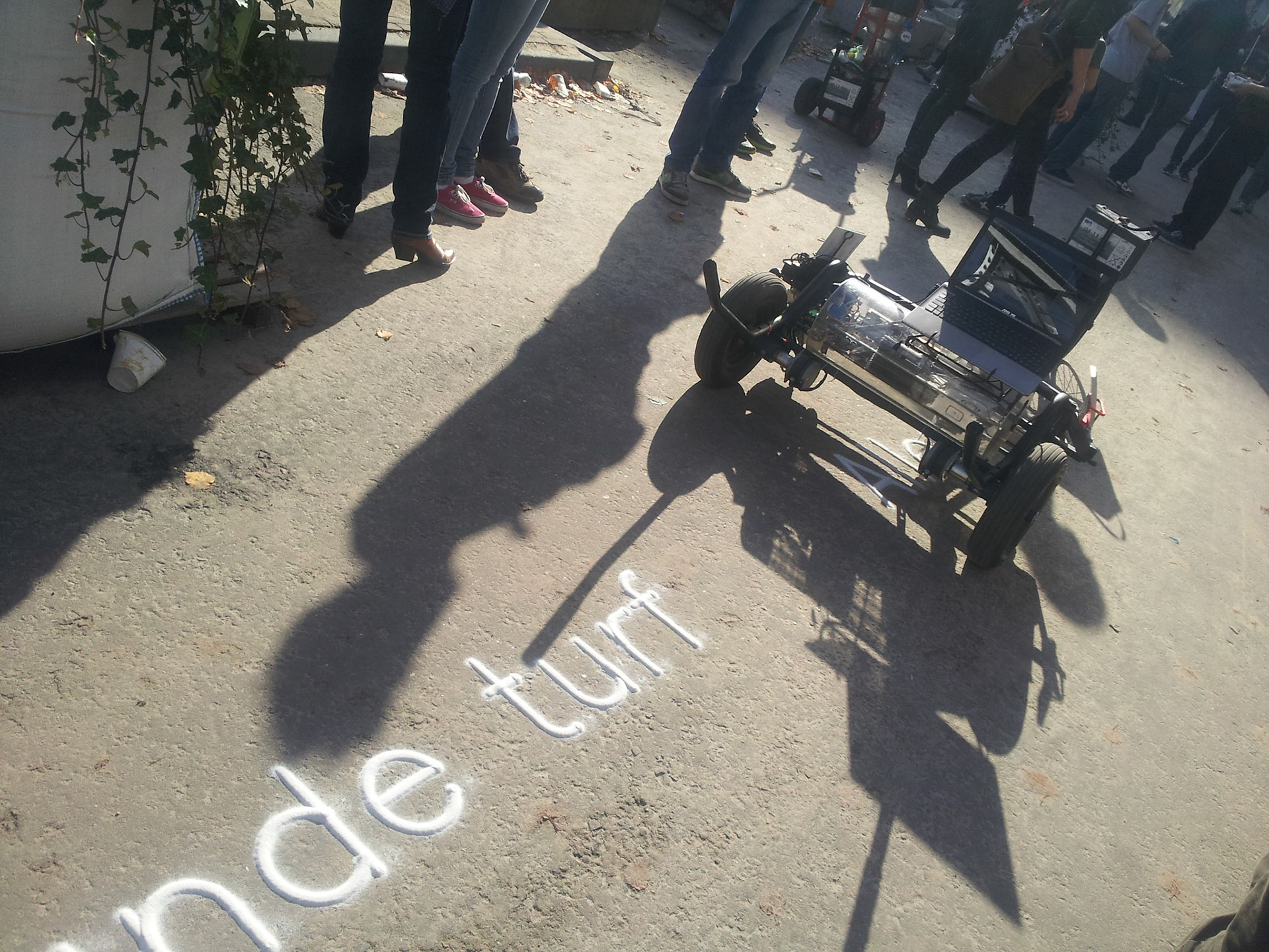 Powder text printing machine