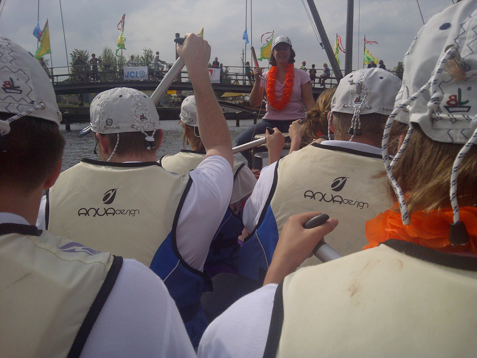 Drakenboot race met ISS in Amersfoort