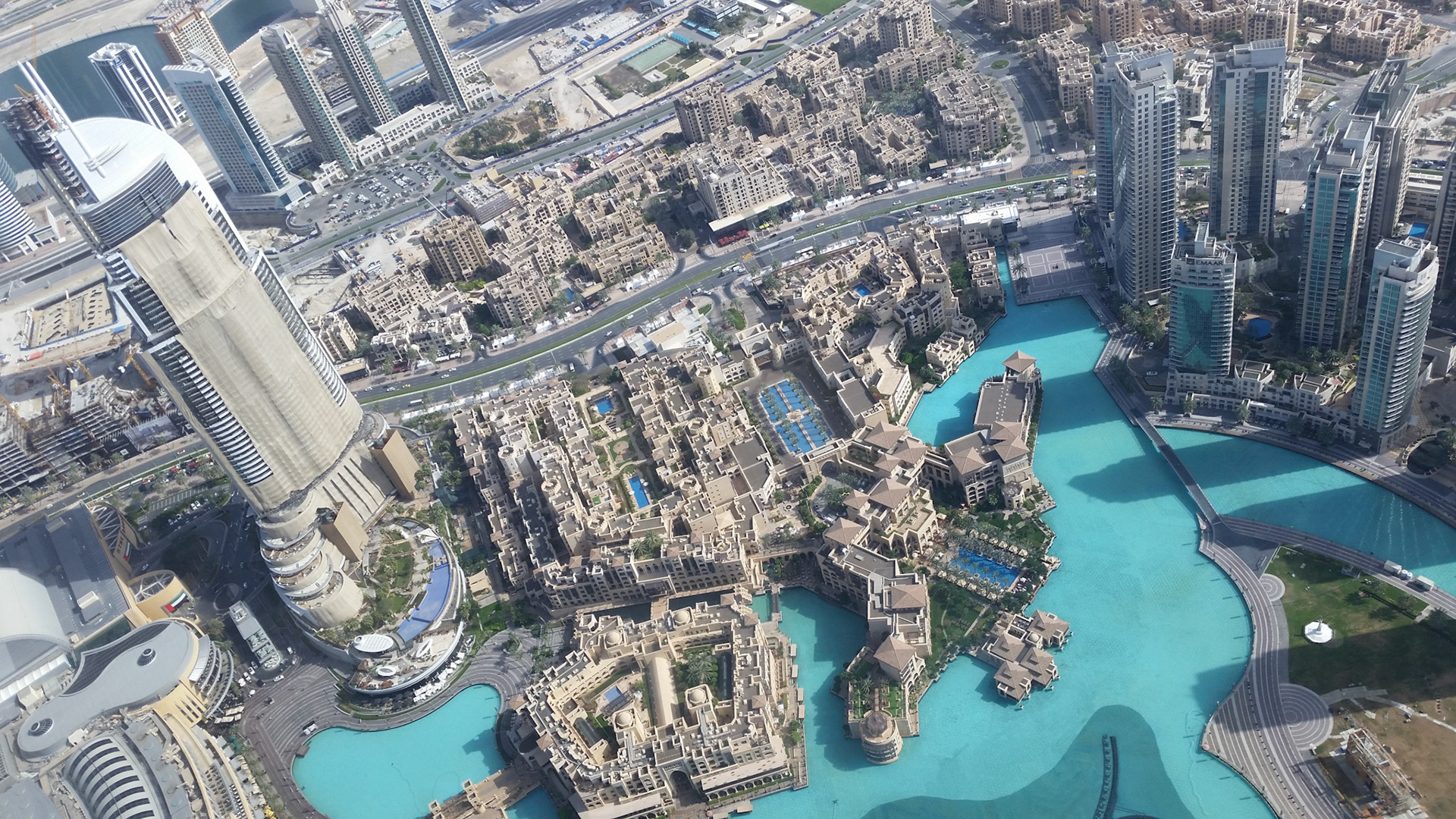Below the Burj