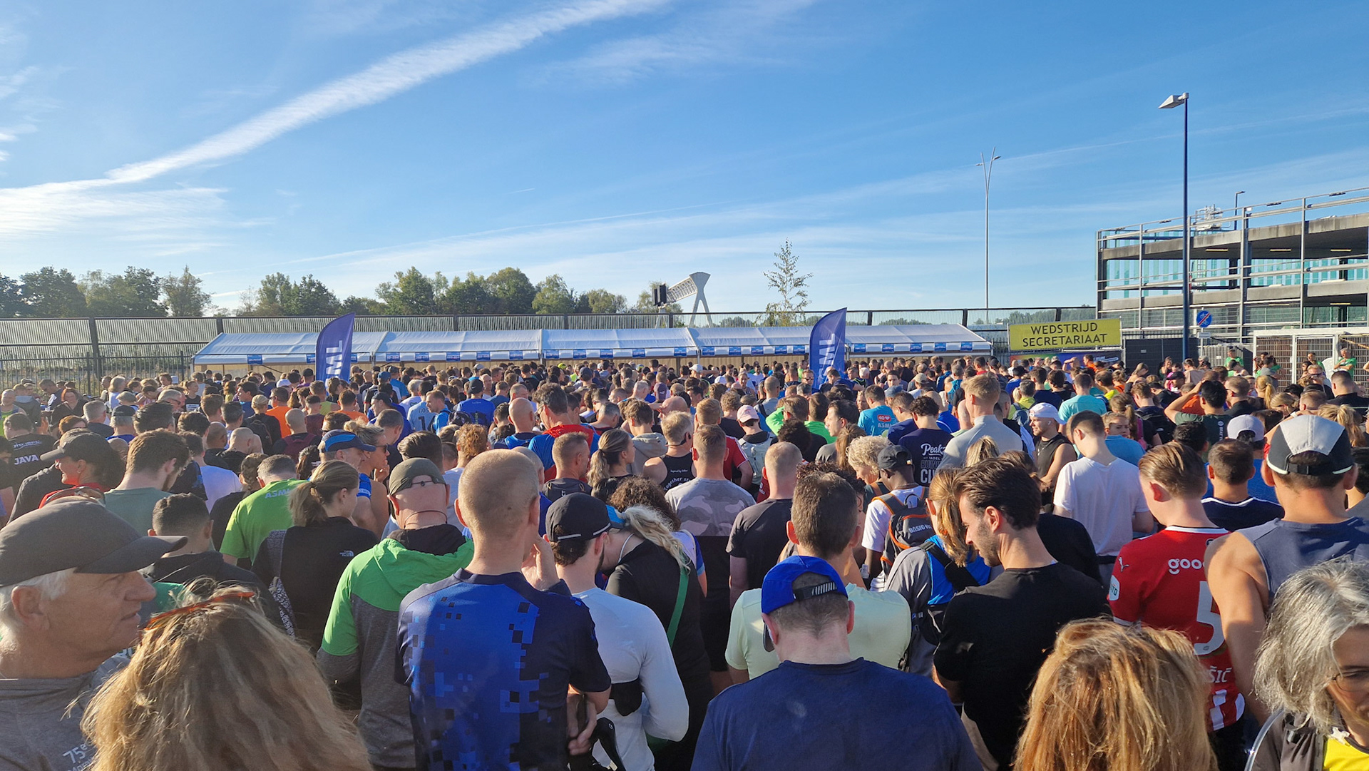 In de rij voor een startnummer