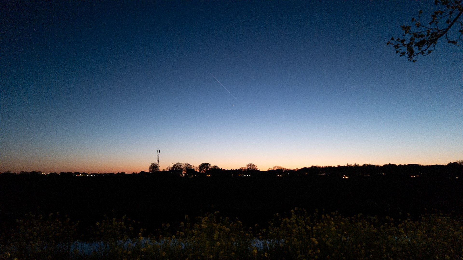 Clear evening