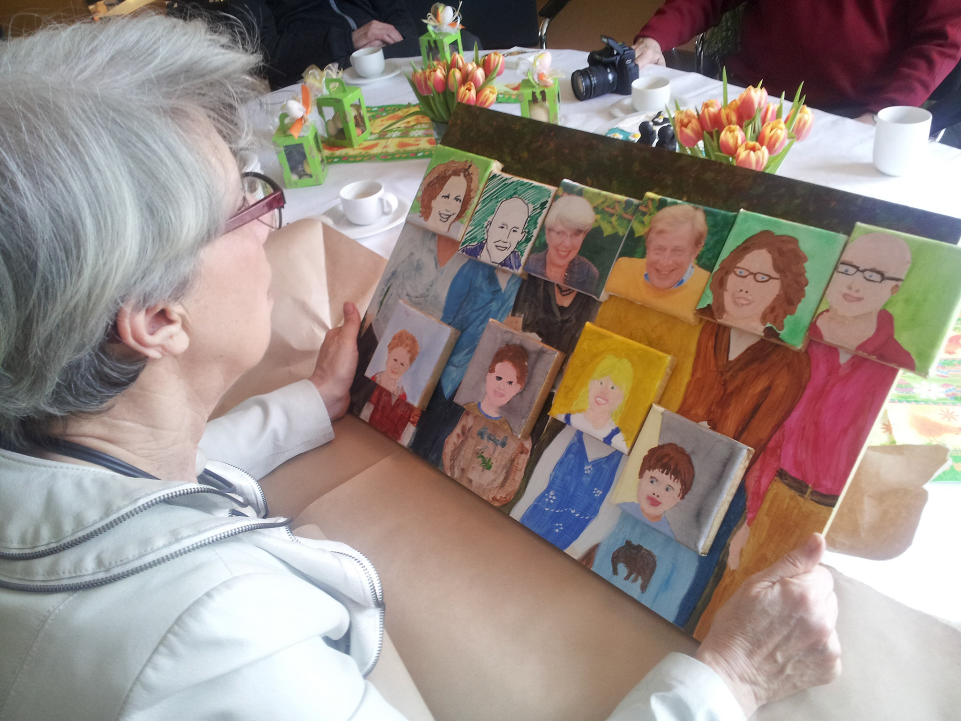 Creatief familieportret