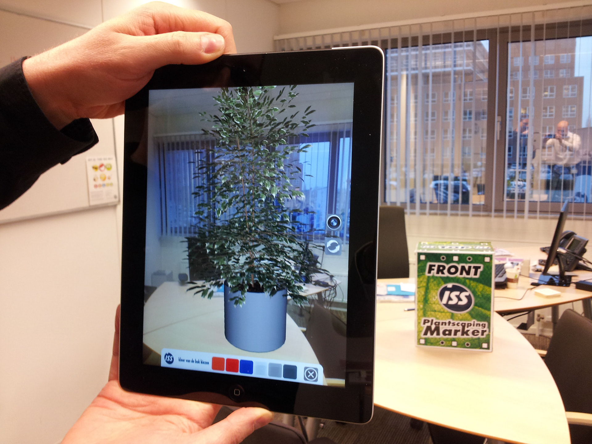 Augmented reality op kantoor bij ISS