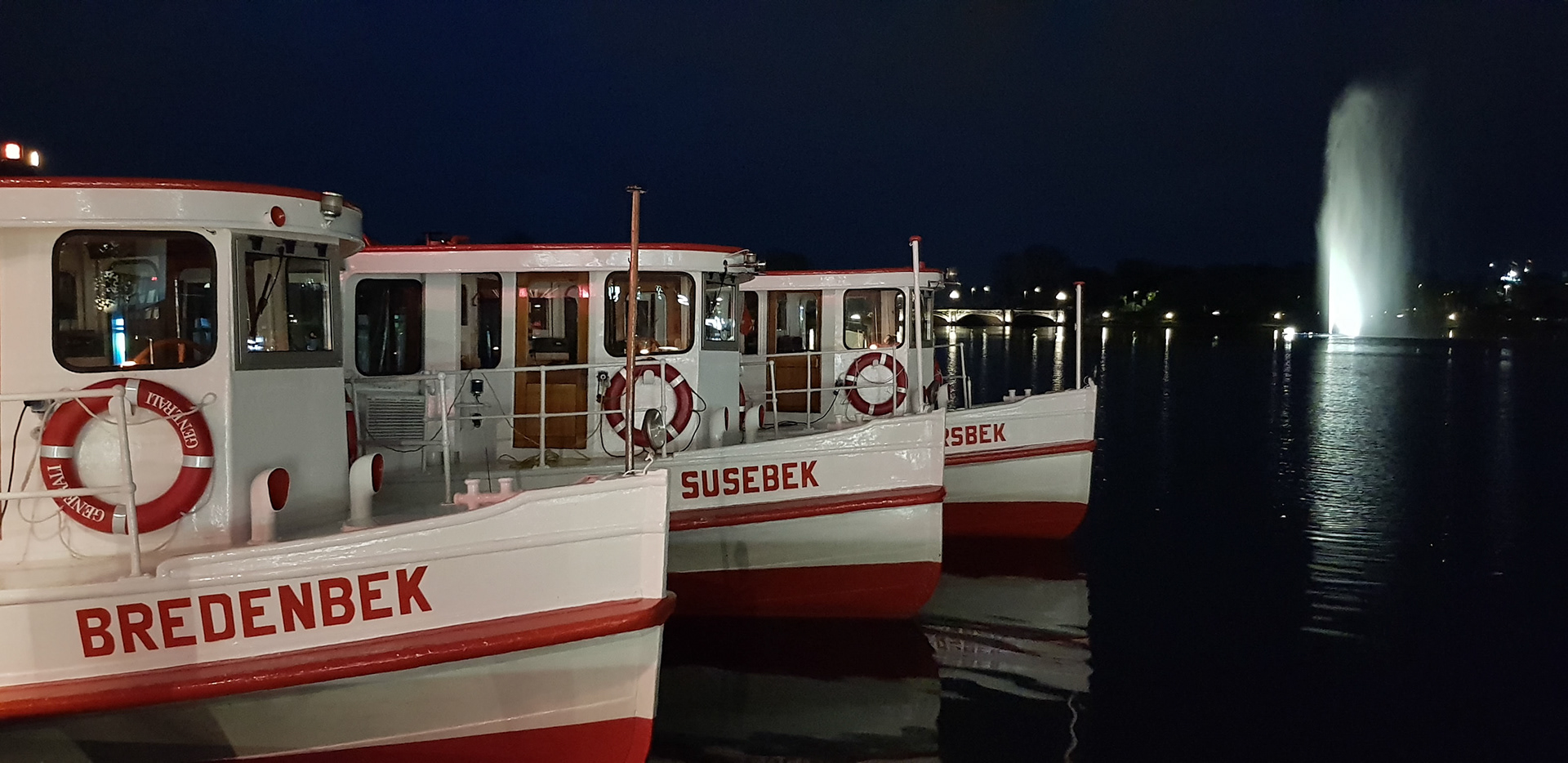 Evening at the Alster