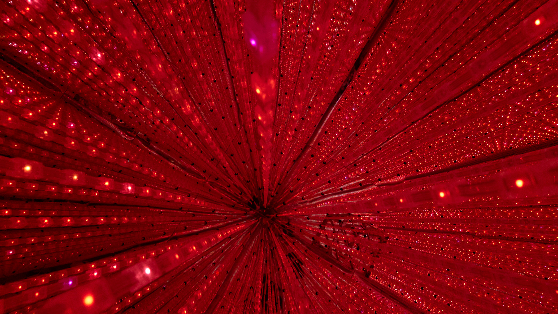 Look up at the LED's