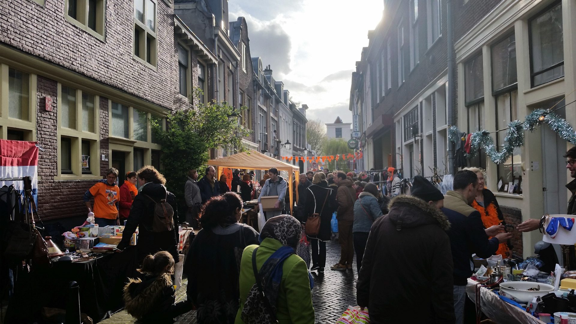 Koude koningsnacht in Utrecht