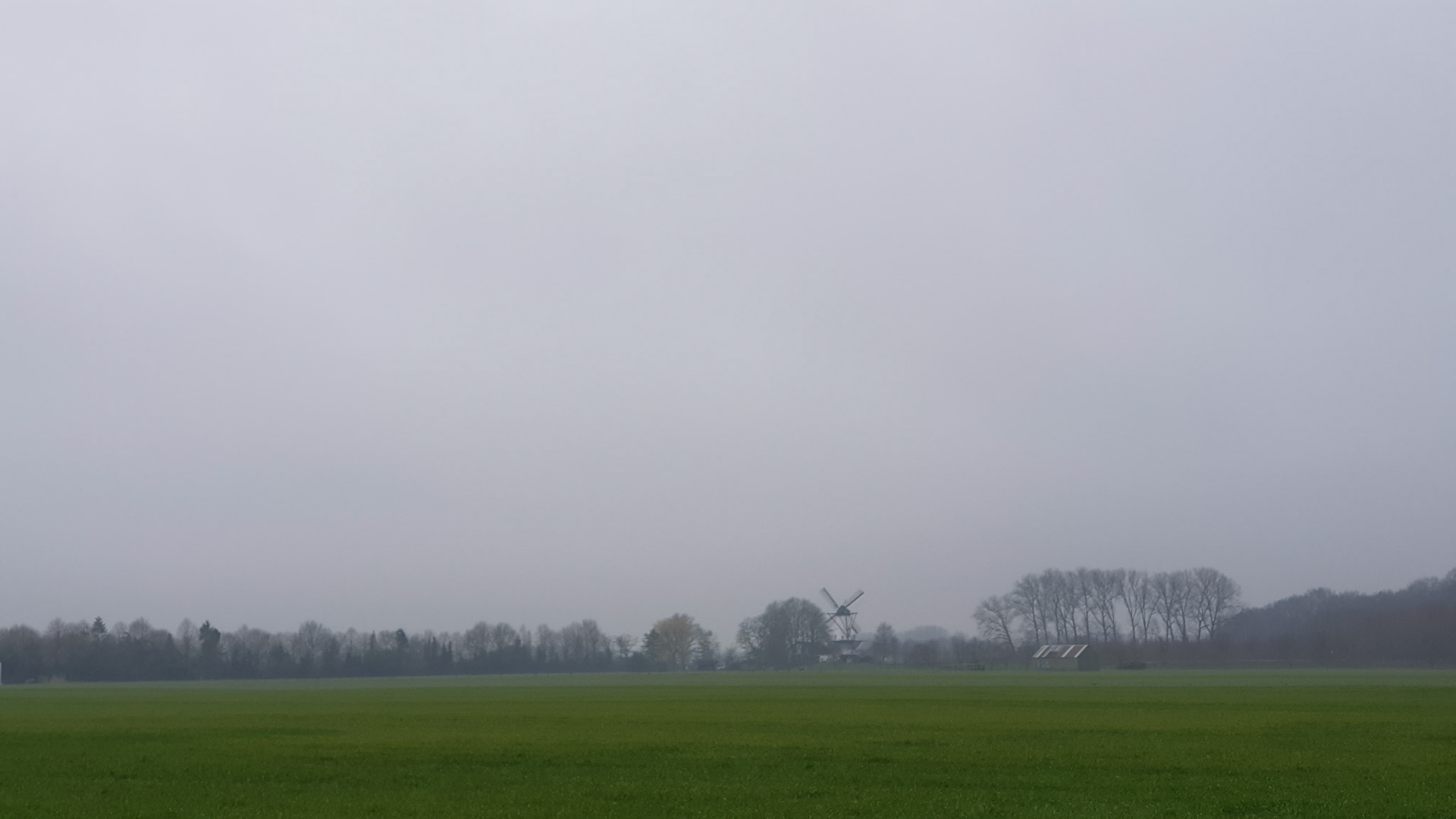 Cloudy, cold and windy