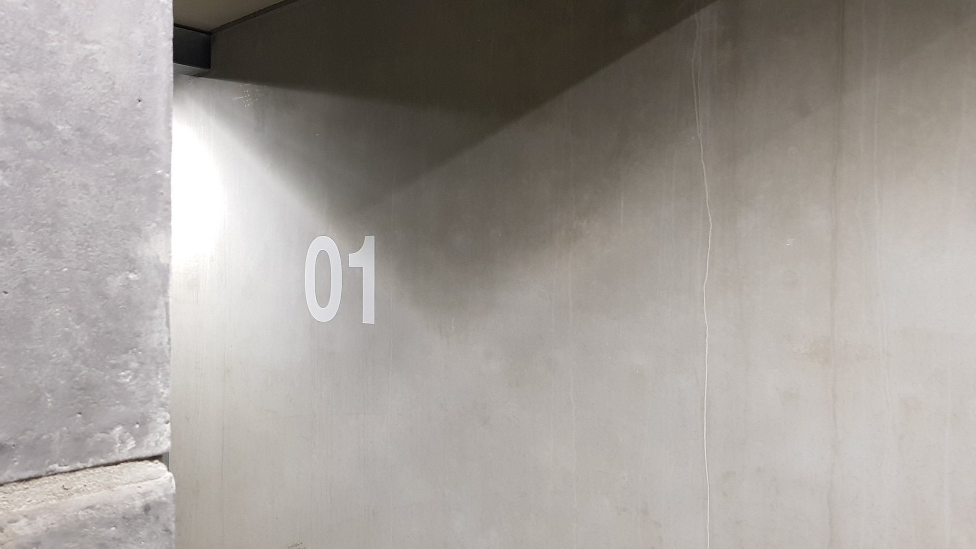 Concrete and typography