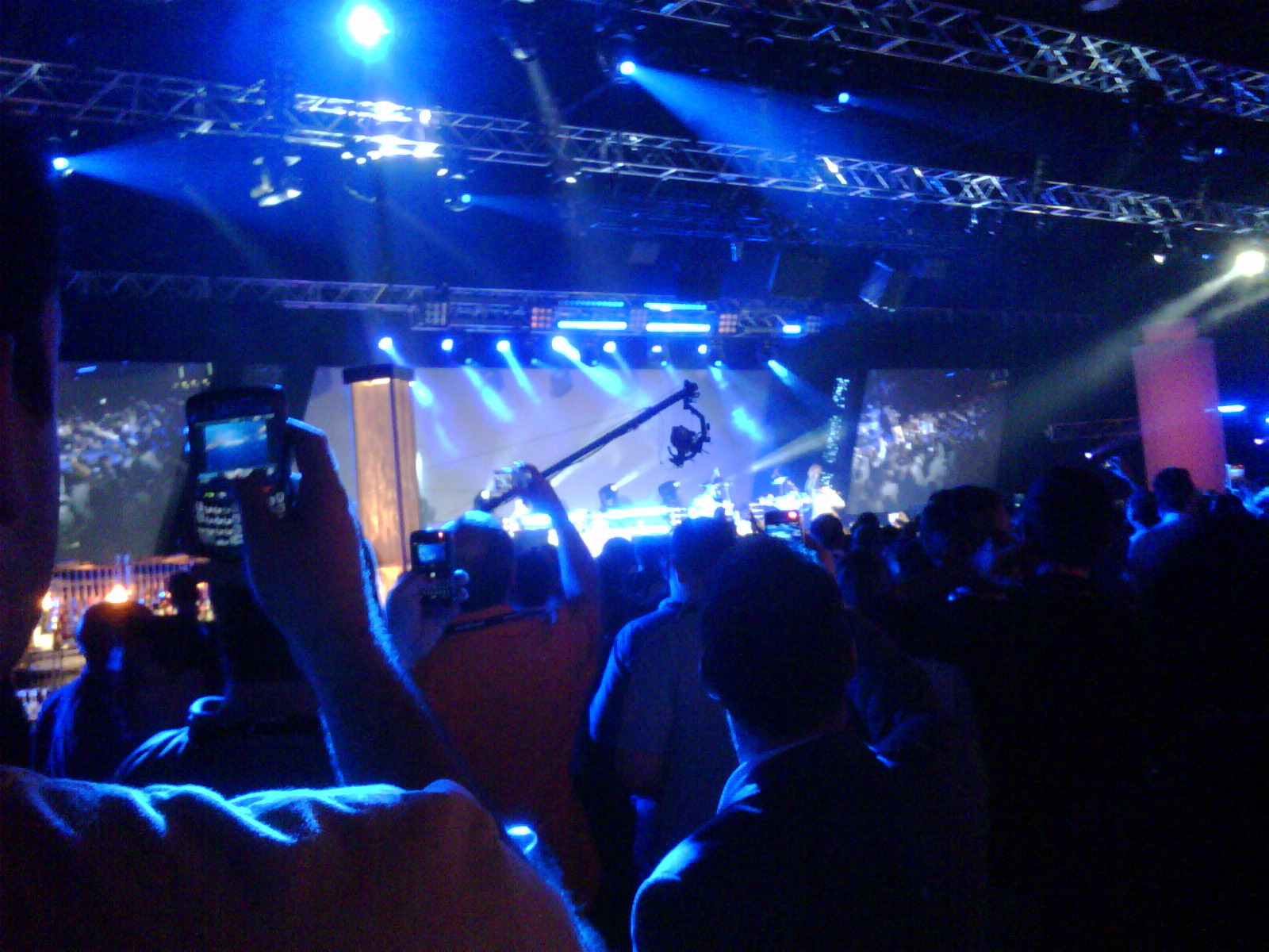 Will.i.am as seen through many blackberries