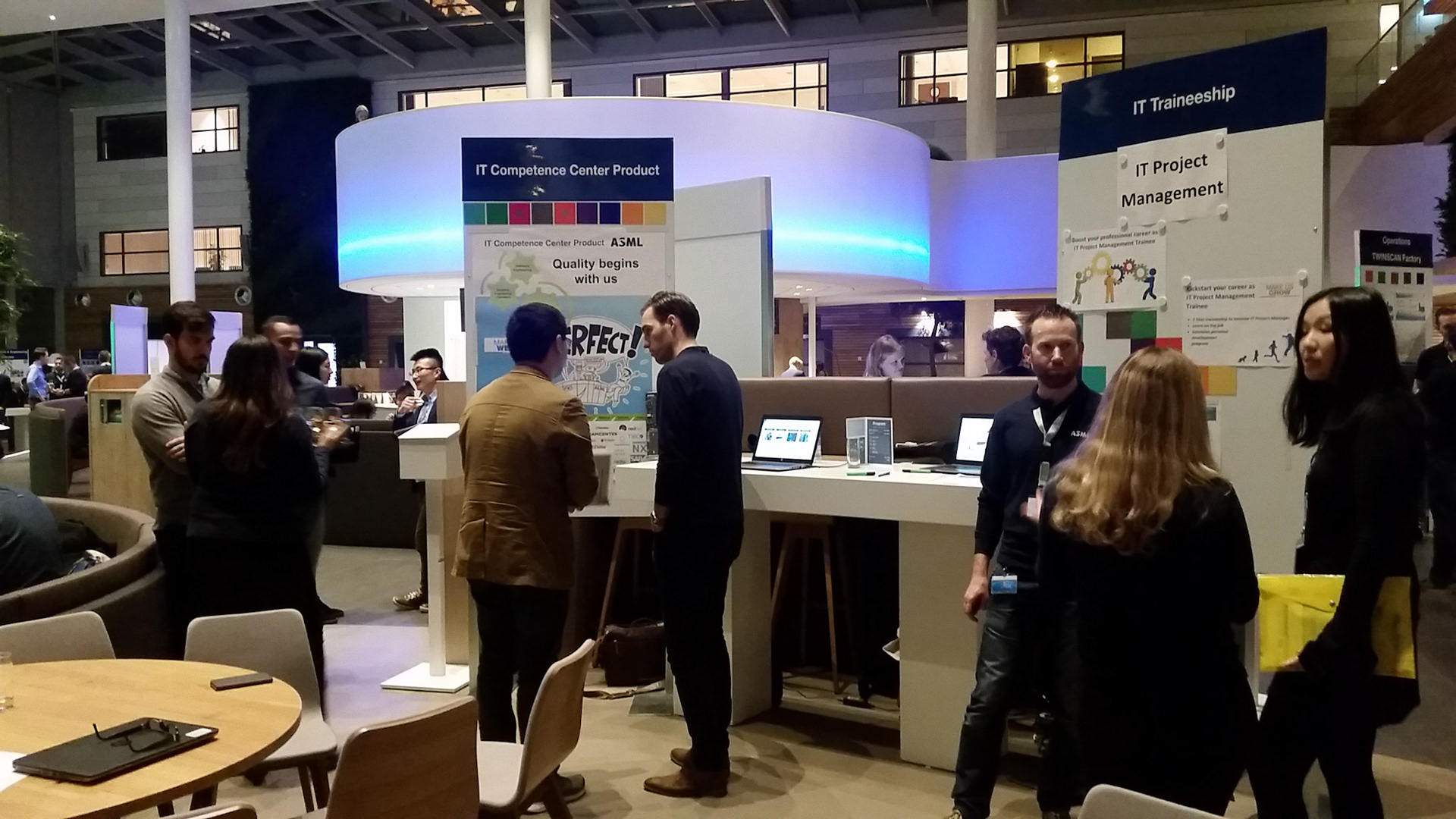 At the ASML Career Day