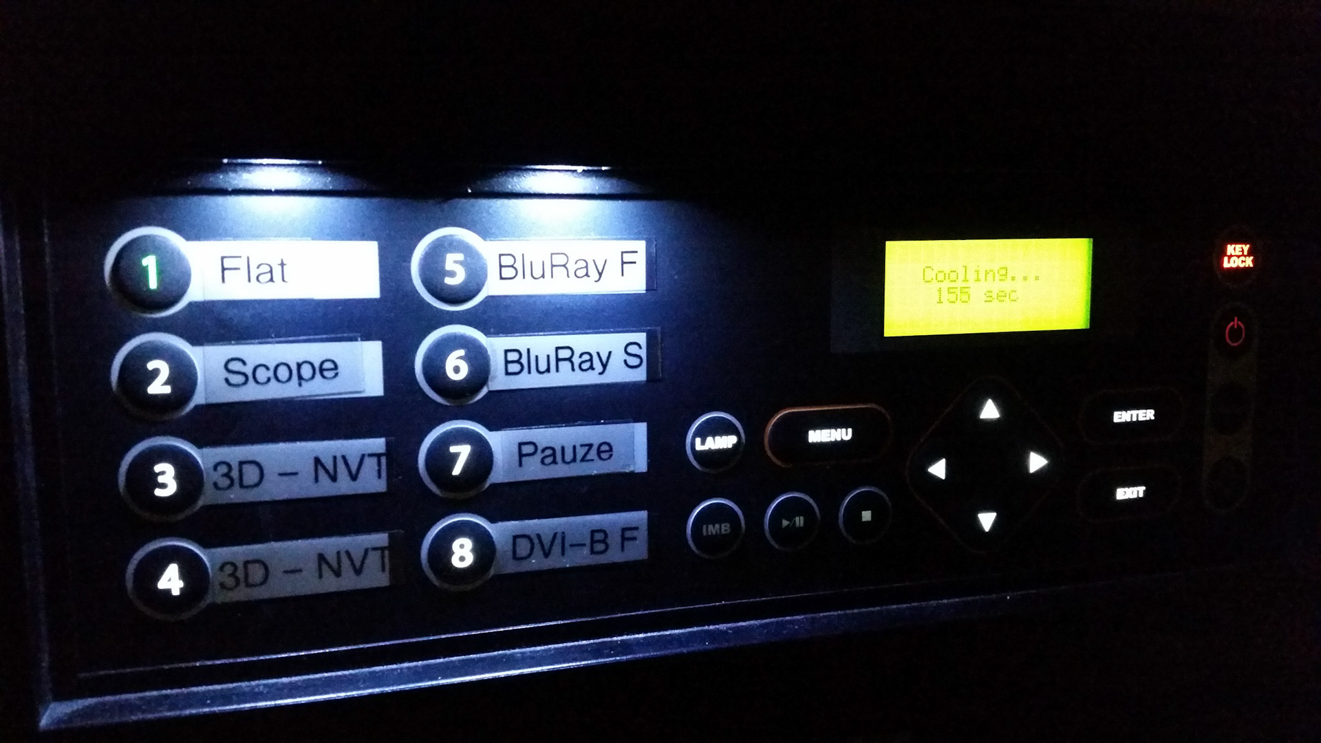 After everyone is gone, cooling...