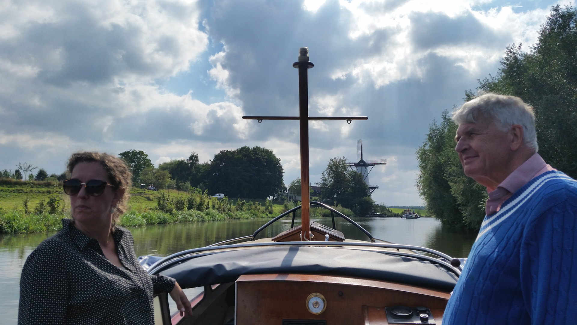 Bootje varen met de buren