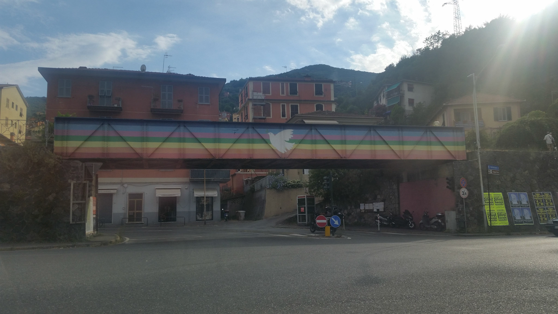 Bijna goed die regenboog