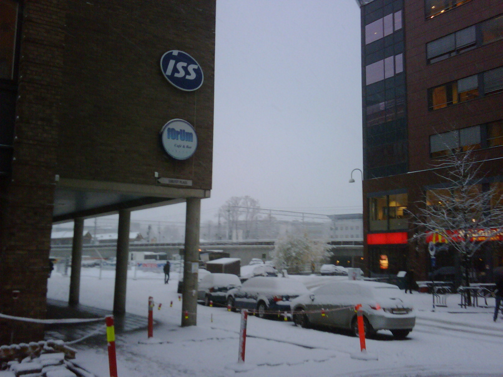 ISS Oslo, first snow in 2008